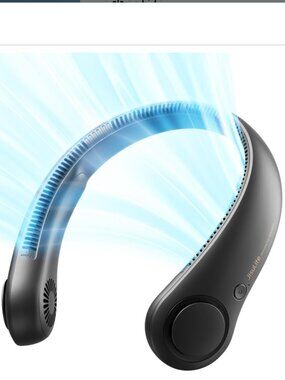 JISULIFE Portable Neck Fan, Hands-Free Bladeless, 5 Speeds NIB